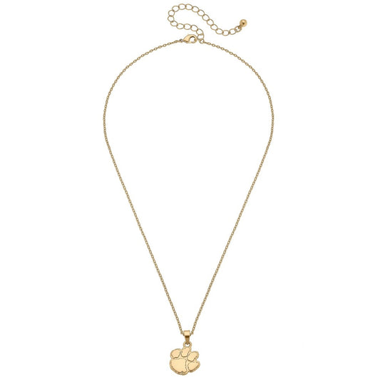 Auburn 24 K Gold Plated Pendant Necklace